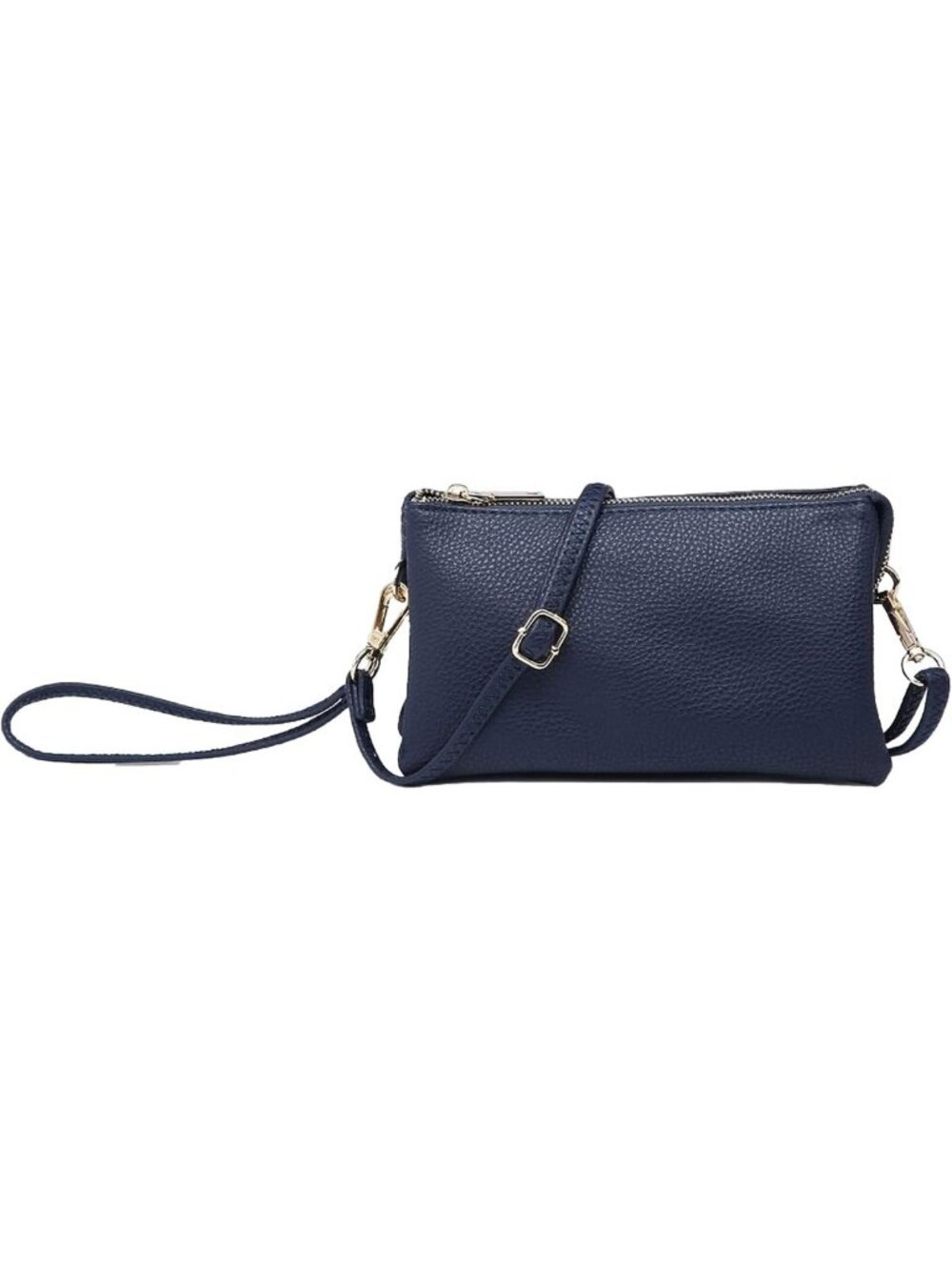 Vegan Leather Small Crossbody Bag, Wristlet Wallet, Clutch Purse, Shoulder